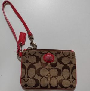 Coach wristlet